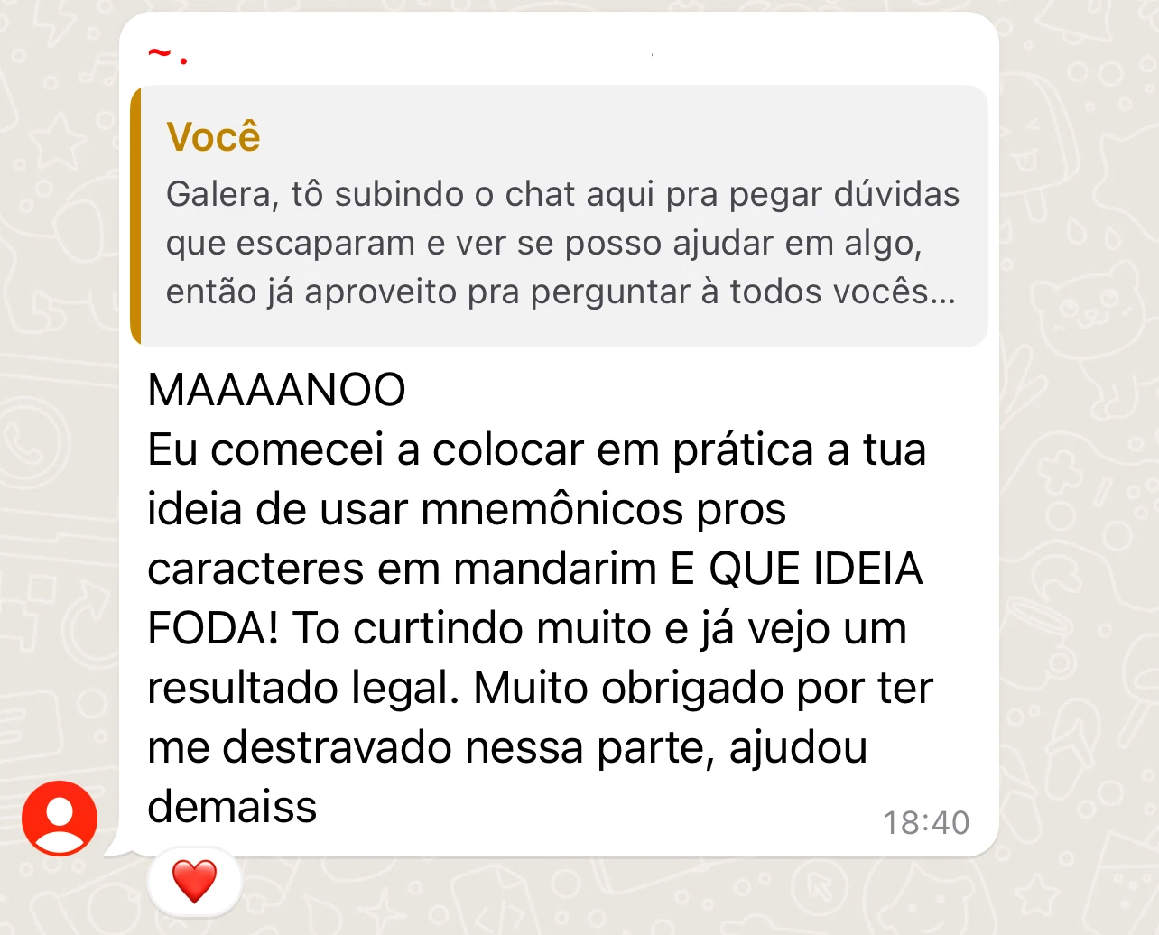 Mnemônicos em mandarim